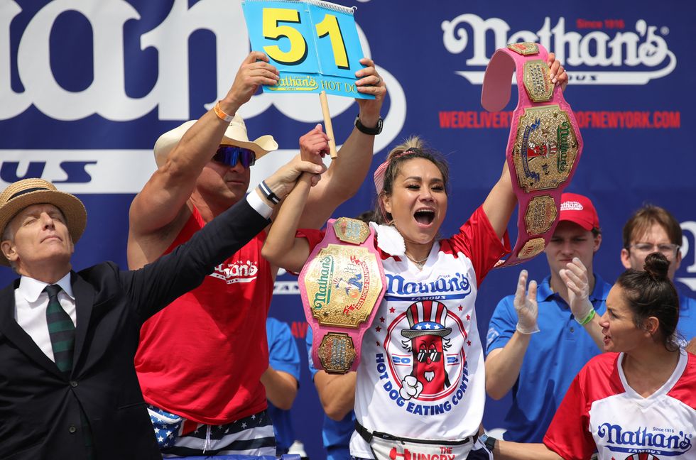 Miki Sudo Sets Women’s World Record at Nathan’s Annual Hot Dog Eating Contest