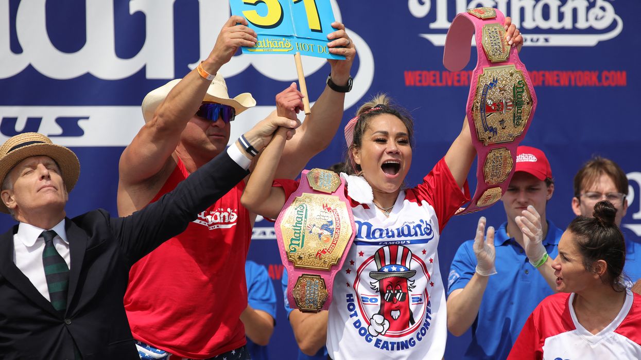 Miki Sudo Sets Women’s World Record at Nathan’s Annual Hot Dog Eating Contest