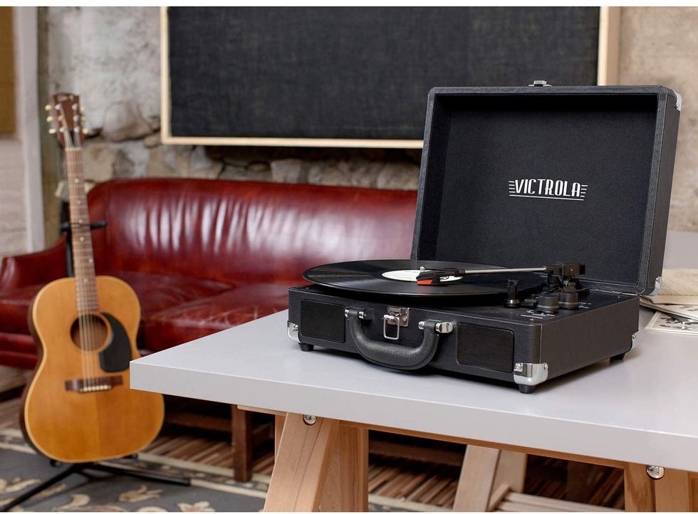 The Suitcase Record Player Everybody Loves Is Just $45 for Back to School Season