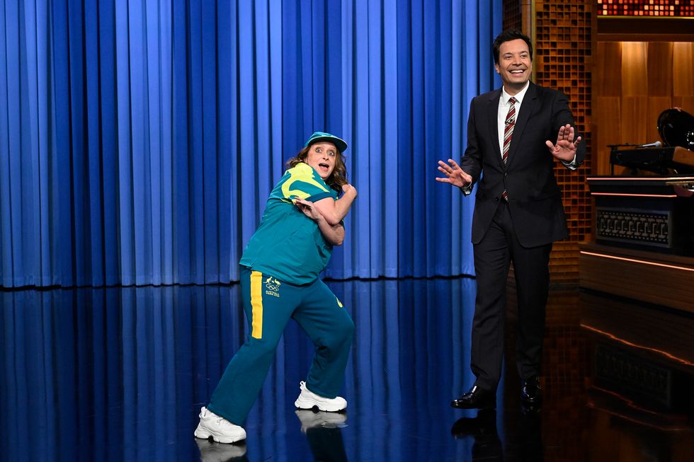 Rachel Dratch Flops and Hops as Olympic Breakdancer Raygun on ‘Tonight Show’