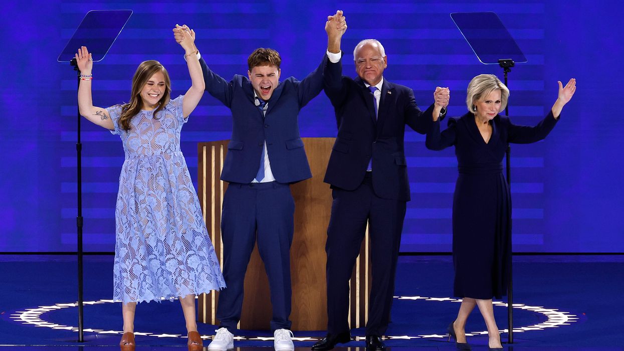 The Right Is Being Characteristically Weird About Family Affection at the DNC