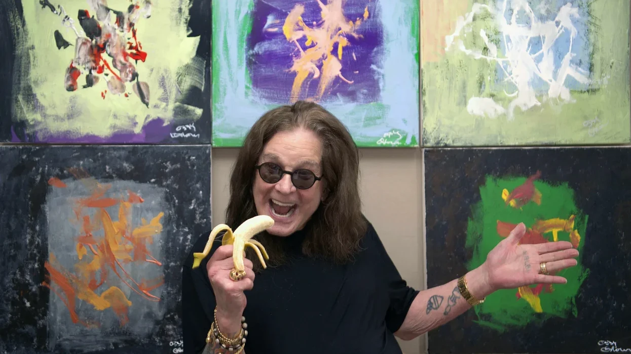 Des œuvres créées par Ozzy et des chimpanzés seront exposées à Miami